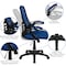 Flash Furniture Office Chair, Mesh, Blue HL-0016-1-BK-BL-GG - alternate 4